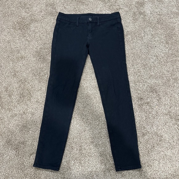 American Eagle Outfitters Denim - American Eagle Jeans Women's 8 Short Hi Rise Jegging Black Super Stretch Skinny